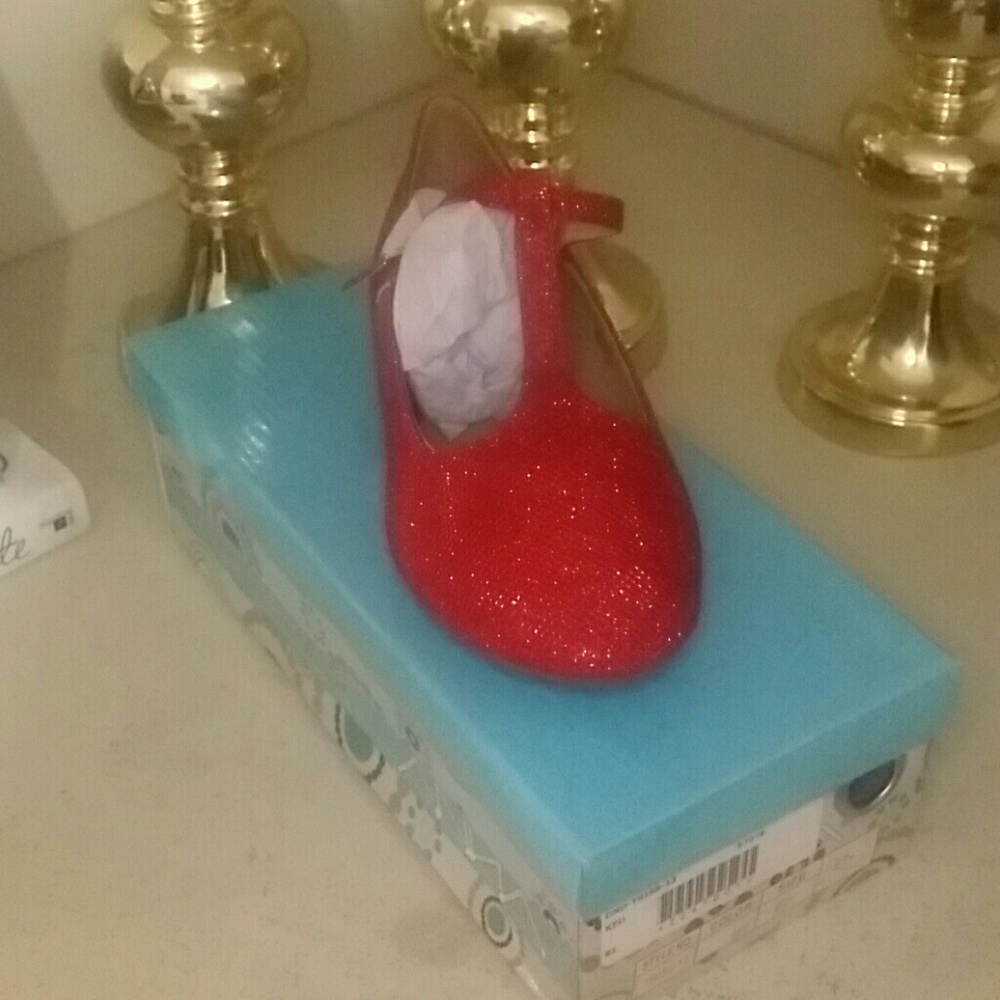 Woman Red Shoes Flats